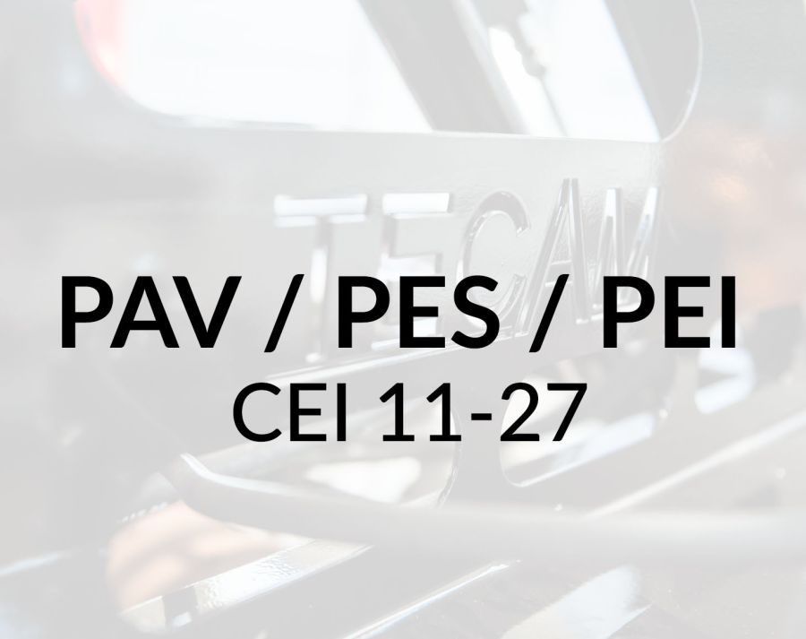 PAV - PES - PEI